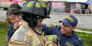 Niños bomberos