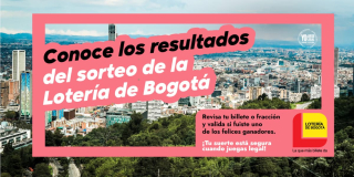 Lotería de Bogotá resultados sorteo 13 de junio de 2024 