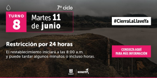 Barrios con racionamiento de agua en Bogotá para el 11 de junio 2024 