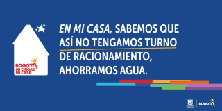 Aumenta consumo de agua en Bogotá en los días sin racionamiento 