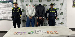 Video: Dos capturados luego de hurtar un supermercado al sur de Bogotá