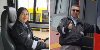 Día del Conductor en Bogotá: Mayra y Jaime, excelencias al volante 
