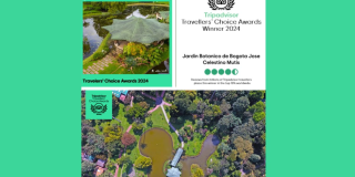 Jardín Botánico Bogotá entre ganadores premio Travellers’ Choice 2024