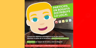 En Bogotá Distribuye Lo Local la ciudadanía elige en qué invertir los recursos
