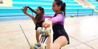 Isabel y Gabriela patinadoras de Bogotá en Juegos Panamericanos 2024
