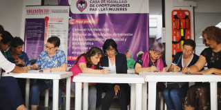 Mujeres en Bogotá: participación en inversión de recursos 20 de julio