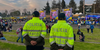 Dispositivo de seguridad en Bogotá por partido Colombia vs. Panamá
