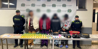 Video: Policía capturó a cuatro expendedores de estupefacientes en Usme 