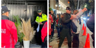 Megatoma contra tráfico de estupefacientes en Chapinero en Bogotá