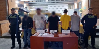 Video: Policía capturó a 5 personas luego asalto en supermercado de Bogotá