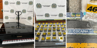 Video: Incautados en Bogotá dos pianos con cocaína, iban a Canadá y Portugal