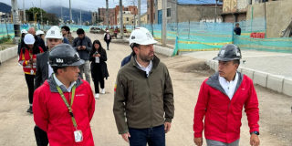 Movilidad en Bogotá: Alcalde supervisó obras de la avenida Laureano Gómez