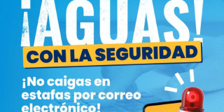 ¡Pilas! No caigas en estafas con correos falsos a nombre del Acueducto 