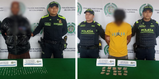 Video: Capturan a hombre en Bogotá que ocultaba drogas en sus prótesis 