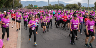 Carrera de la Mujer en las calles de Bogotá 8 de septiembre de 2024