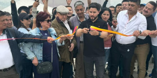 Nueva vía de acceso a San Benito en Tunjuelito, sur de Bogotá