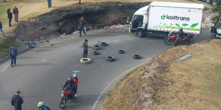 Movilidad en Bogotá: estado de vías por paro camionero hoy miércoles