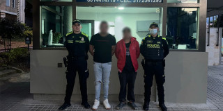 Policía capturó a dos hombres por daño en bien agenda en Usaquén 