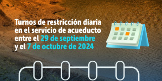 Racionamiento de agua en Bogotá turnos 29 de septiembre a 7 de octubre