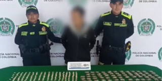Video: Vendedora de limones capturada por traficar con drogas en Bogotá