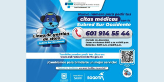 Subred Sur Occidente lanza nueva Línea de Gestión de Citas en Bogotá