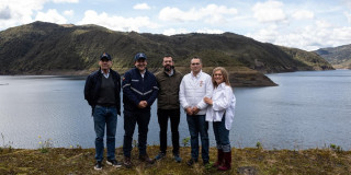 Racionamiento de agua en Bogotá: alcalde Galán visitó embalse Chuza