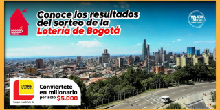 Lotería de Bogotá resultados de sorteo jueves 10 de octubre de 2024