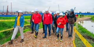 Avanzan obras del parque Gibraltar en Bogotá con dotación deportiva 