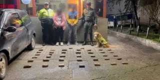 Dos capturados por utilizar a sus hijos para transportar drogas al sur de Bogotá