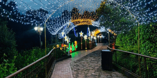 Alumbrado navideño en Monserrate horarios días y navidad Bogotá 2024