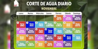 Racionamiento de agua en Bogotá conoce turnos para noviembre de 2024 