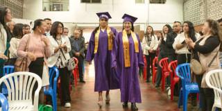 Personas graduándose Foto: Sec. Integración Social