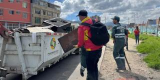 Ecopuntos UAESP en Bogotá recolección escombros 1 al 4 de enero 2025
