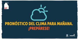 Pronóstico del clima en Bogotá lunes 23 de diciembre 2024 