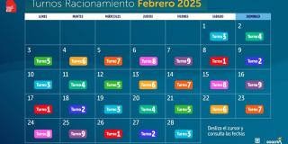 Racionamiento de agua en Bogotá turnos del 1 al 28 de febrero de 2025