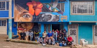 ¡Con arte y cultura transforman los espacios públicos en Usme!