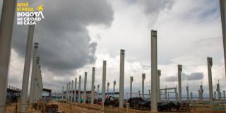 Metro de Bogotá obra del patio taller completó un avance del 71,8 %