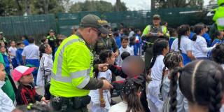 Video: Policía y Distrito celebran con actividades del día del niño en Bogotá