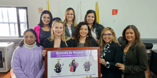 Primera bancada de mujeres en la localidad de Suba en Bogotá 2025 