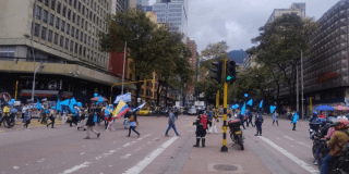 Estado vías y TransMilenio por manifestación sábado 17 de mayo Bogotá