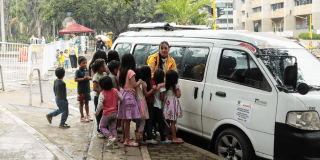 Niños y niñas Emberá ingresaron a los Centros Amar en Bogotá 