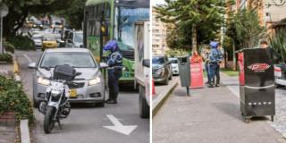 Operativos contra malparqueo en Bogotá sancionados tres valet parking mayo 2025