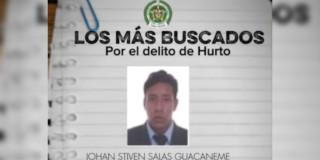 Policía Bogotá ofrece recompensa $10 millones por Johan Stiven Salas
