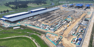 Fotos avance de obras del patio taller de Línea 1 del Metro de Bogotá