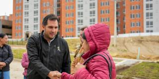 Distrito adelanta jornada de reasentamiento en Usme al sur de Bogotá