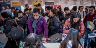 Ciudadanos en una feria de empleo Foto: Secretaría Distrital de Desarrollo Econó