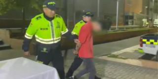 Tras persecución, Policía recuperó vehículo hurtado en el centro de Bogotá