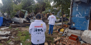 Desmantelan en Bogotá asentamiento ilegal ambiental en Canal Fucha