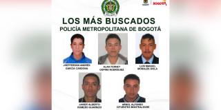 Estos son los más buscados por homicidio en Bogotá ¡Ayúdenos a localizarlos! 