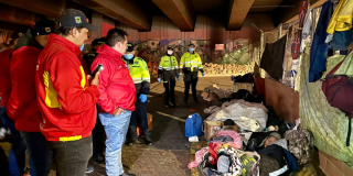 Operativos de seguridad en la localidad de Puente Aranda en julio 2025